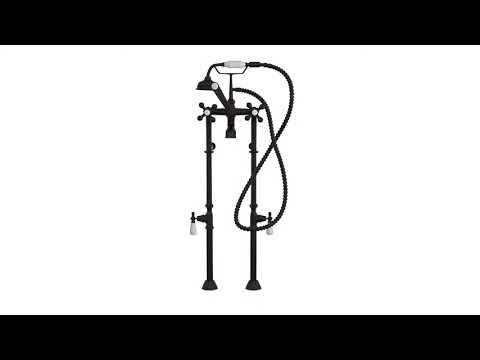 Cambridge Plumbing Oil Rubbed Bronze British Telephone Faucet With Handheld Shower