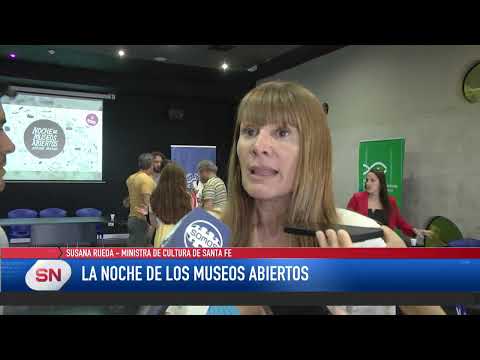 La Noche de los Museos. Susana Rueda Ministra de Cultura Santa Fe.