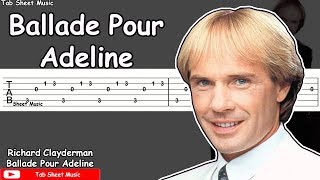 Ballade Pour Adeline - Richard Clayderman Guitar Tutorial