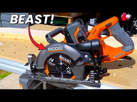 RIDGID 18v Rear Handle Circular Saw is a BEAST!
