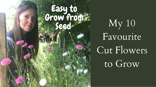 10 Favourite Cut Flowers To Grow | Easy Flowers To Grow From Seed | Cut Flower Garden