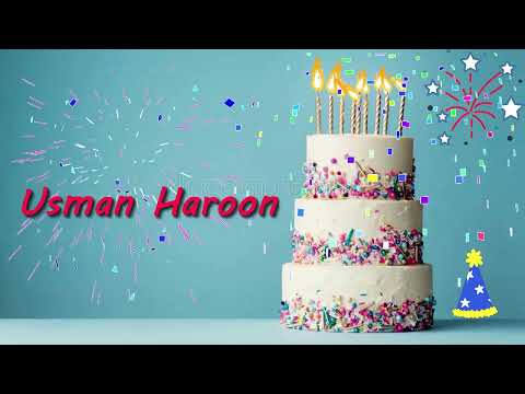 Usman Haroon Birthday Cake | Happy Birthday Usman Haroon #birthday #wishes #usman #haroon