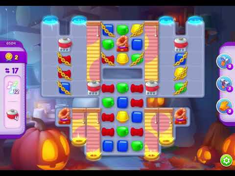 HomeScapes Level 6504 no boosters (17 moves)