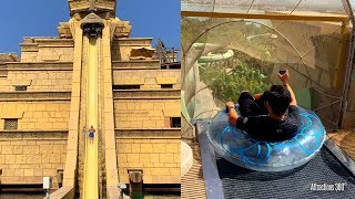 Atlantis Aquaventure - Water Slides &amp; River Rapids POV - Water Park