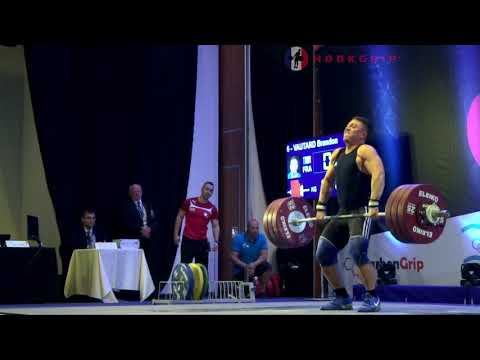 Brandon Vautard (85) - 181kg Clean and Jerk @ 2016 European Junior Championships