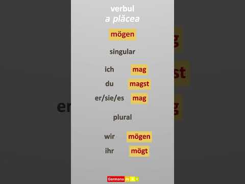 Verbul a plăcea 🇷🇴 mögen 🇩🇪