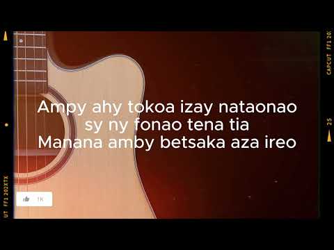 RIJA R & LALIE - Raha tsy ho ahy - KARAOKE GASY 2024(Lyrics&Guitare)