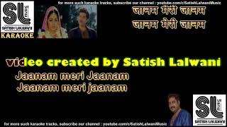 Jaanam meri Jaanam  SOLO  clean karaoke with scrol