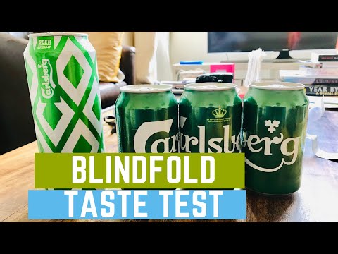 Blindfold Taste Test - Carlsberg Pilsner(New brew) vs Carlsberg Lager(Standard)