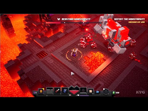 Minecraft Dungeons - Redstone Monstrosity - Boss Fight | Gameplay (PC HD) [1080p60FPS]