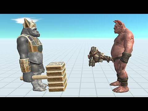 Ghor Hammer Vs Ogre Lord - Animal Revolt Battle Simulator