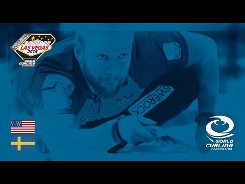 United States v Sweden - Round-robin - 361º World Men's Curling Championship 2018