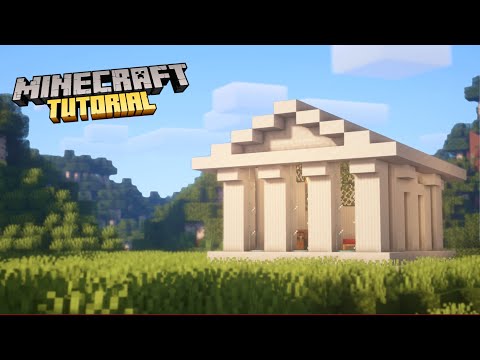 Minecraft | How to build a Greek Temple / Survival Base | Tutorial