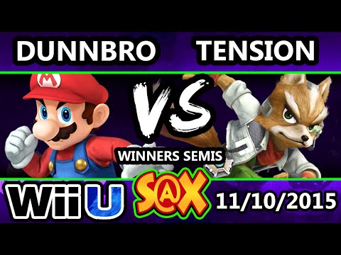 S@X 123 - DunnoBro (Mario) Vs. Arc | Feel Tension (Fox) SSB4 Winners Semis - Smash Wii U  - Smash 4