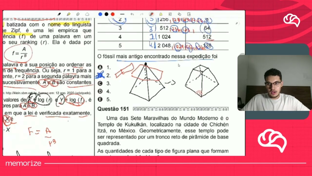Resolução em Vídeo — Questão 151 ENEM 2020