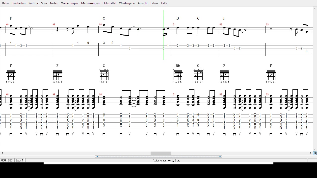 Andy Borg -  Adios Amor  - Tabs