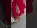 Lovely Red Saree Sparkle Design IFE 40