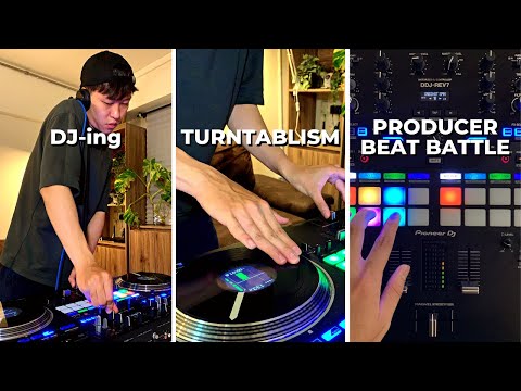 DJ-ing vs Turntablism vs Beat Battle on The DDJ-REV7