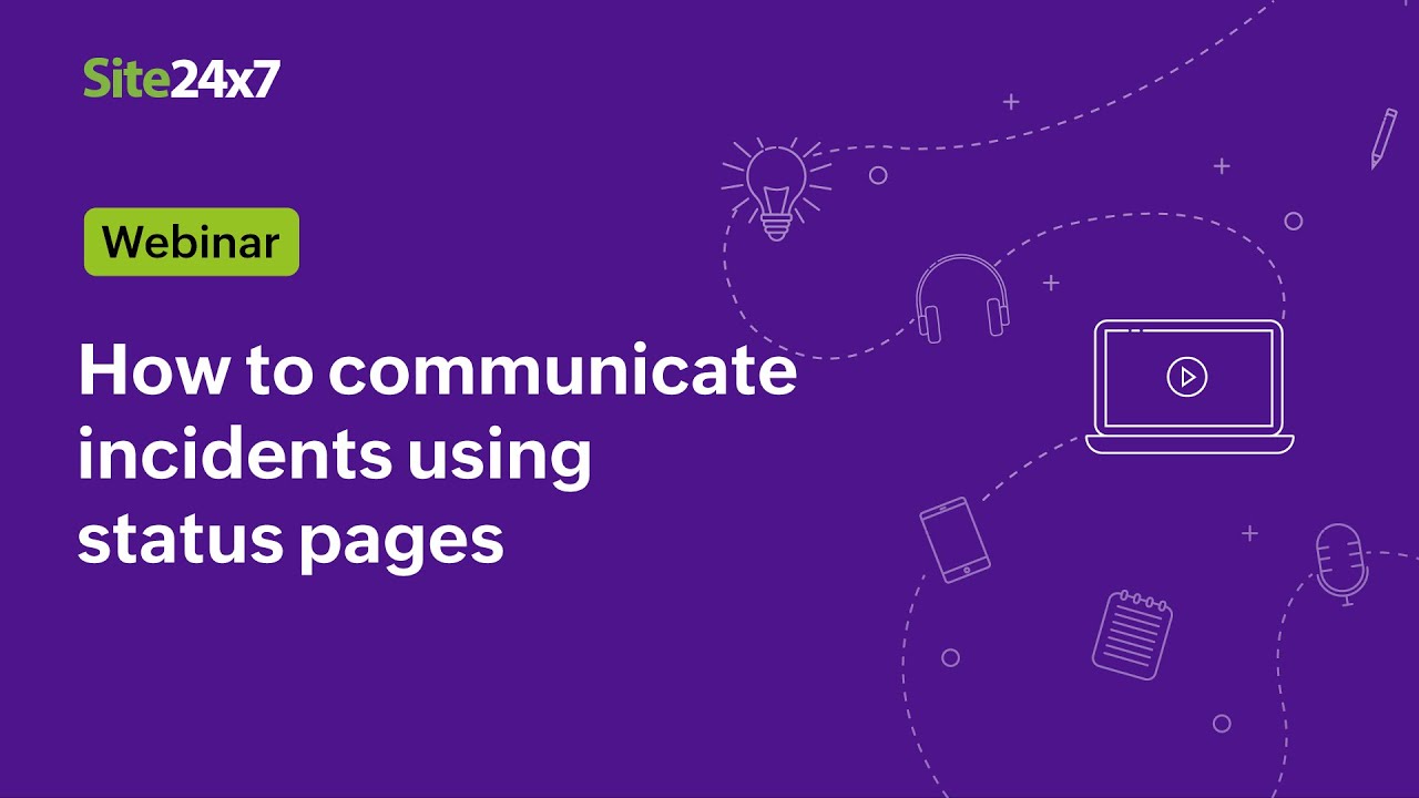 How to communicate incidents using status pages