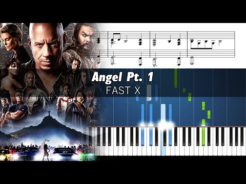 FAST X - Angel Pt. 1 - Accurate Piano Tutorial (NLE Choppa, Kodak Black, Jimin, JVKE, Muni Long)