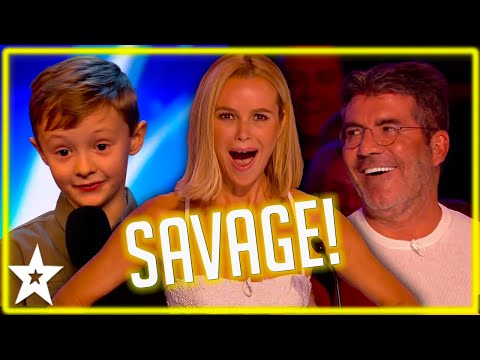 The CHEEKIEST Kid Comedians on Britain's Got Talent! The Judges Loved These HILARIOUS Auditions!