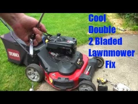 Toro TIMEMASTER 2 Blade push Lawnmower. HOW TO install a HELICOIL Muffler STRIPPED Bolt Hole Threads
