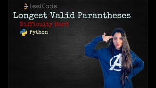 YouTube video 'Leetcode 32. Longest Valid Parentheses (Python)'