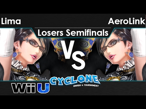 Cyclone 2 - Lima (Bayonetta) vs AeroLink (Bayonetta) Losers Semifinals - Smash 4