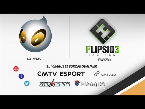 CS:GO - FlipSid3 vs dignitas BO3 SLTV Europe Qualifier [EN]
