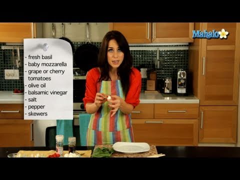 How to Make Caprese Skewers for Your Super Bowl Party