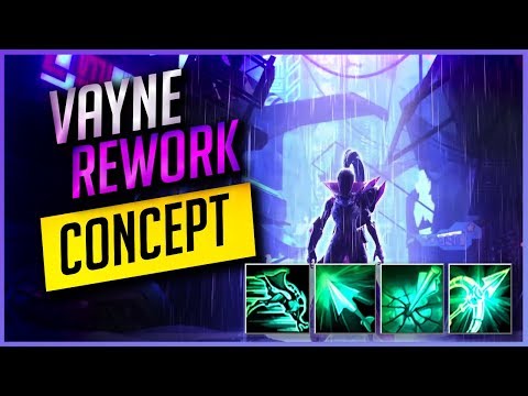 New Vayne has 2 Stealth's? could it work? Vayne Rework Concept