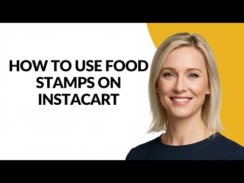 HOW TO USE FOOD STAMPS ON INSTACART - Julia'sTutorials