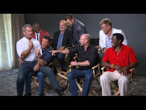 Les Acteurs De Expendables 3 Sylvester Stallone, Cast Talk 'The Expendables 3'