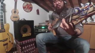 "Latin for Travelers" (C. Hunter) my version w/udu drum, 7-strings experience