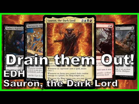 Sauron, the Dark Lord EDH Deck Tech | Magic the Gathering