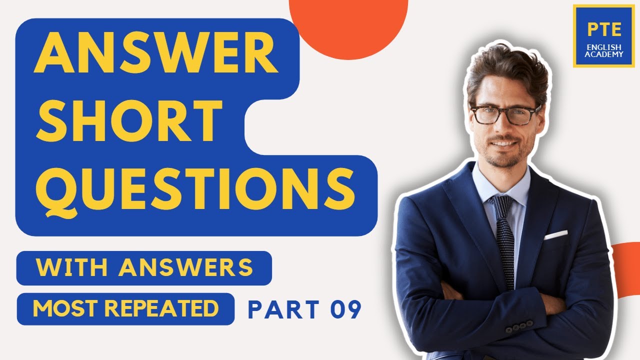 PTE Speaking - Answer Short Questions With Answers | Most Repeated | Mock Test 9