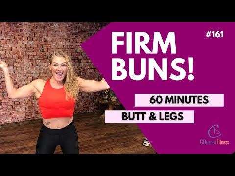 60 Min LEGS AND GLUTES WORKOUT Dumbbells | Stability Ball Optional