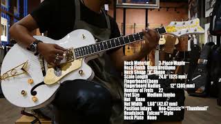 Video thumbnail for Strings Quick Demo : Blues Jam with Gretsch G6139CB White Falcon™ Center Block by Strings Shop