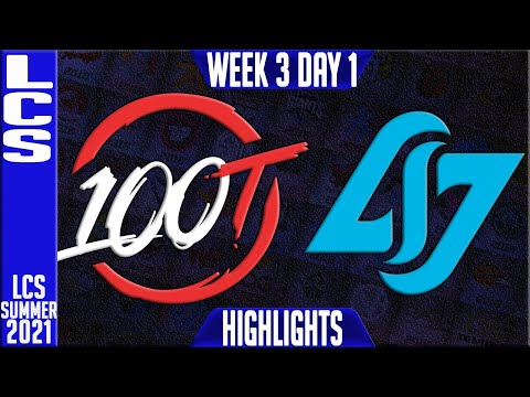 100 vs CLG Highlights | LCS Summer 2021 W2D3 | 100 Thieves vs Counter Logic Gaming