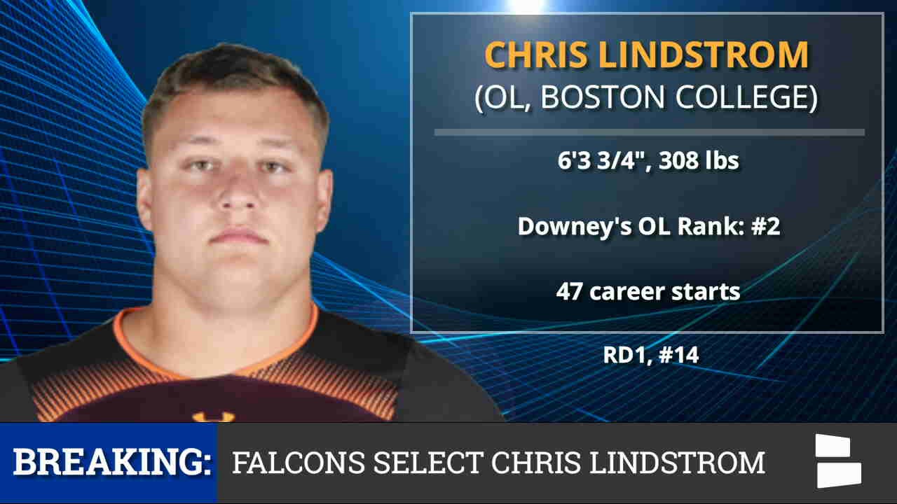 2019 NFL Draft: Atlanta Falcons Pick OG Chris Lindstrom From BC With Pick #14 In 1st Round
