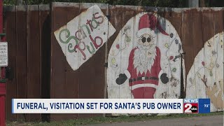 Funeral, visitation set for Santa's Pub owner