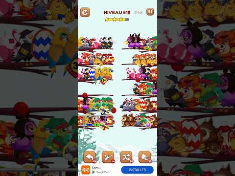 bird sort 2 color puzzle solution niveau 518 #games #gaming #puzzle #puzzlegame #androidgames