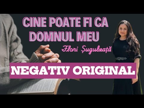 Cine poate fi ca Domnul meu - Negativ Original - Flori Sugubeata