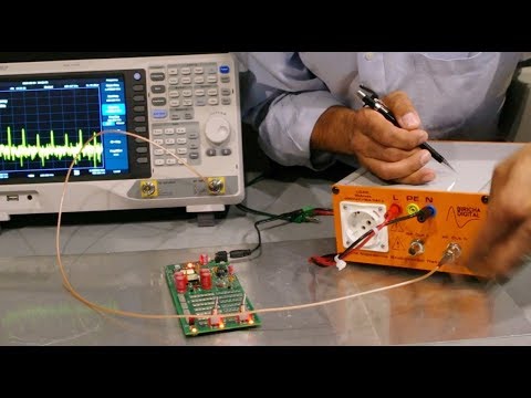 EMC Conducted Emissions: How to connect and set up a LISN