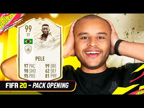 O PELÉ 99 MOMENTS veio e deu bom demais no PACK OPENING | FIFA 20 UT