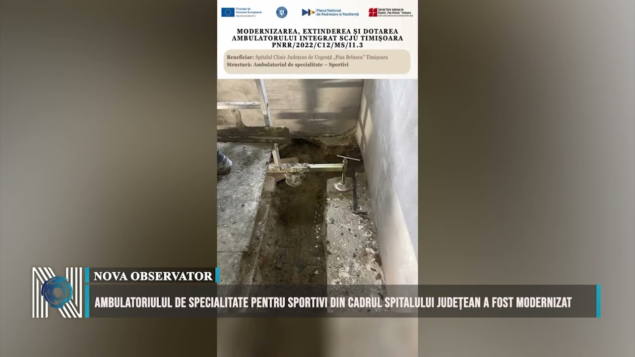 Ambulatoriulul de Specialitate pentru Sportivi din cadrul Spitalului Județean a fost modernizat