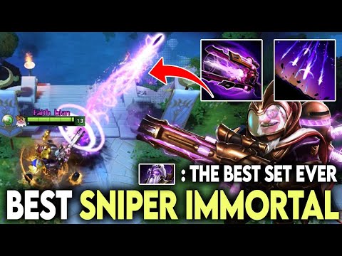 Best Immortal Set Of 2020 - Sniper With Laser Gun || Top Immortal Gameplay Dota 2
