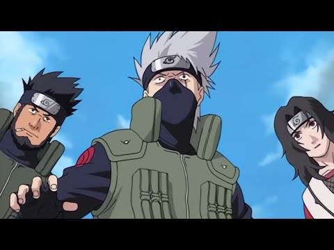 Itachi visited konoha, kakashi vs Itachi, Asuma vs kurenai and kisame, full fight, English dubbed