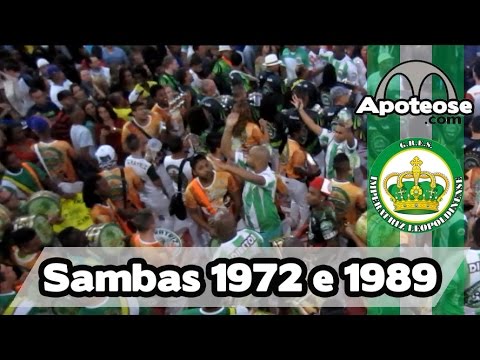 Imperatriz 1972 e 1989 - Bateria - Apresentação no Salgueiro