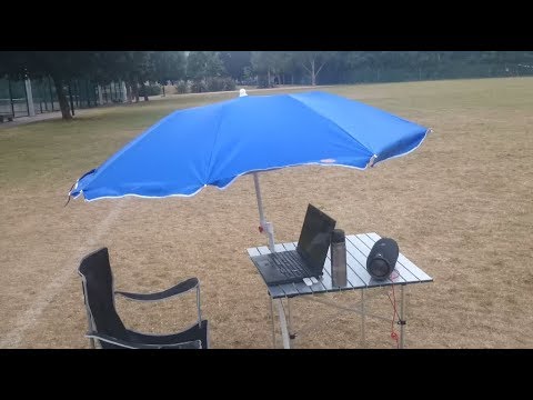 Uv folding beach umbrella fits luggage